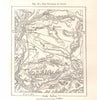 The Environs of Lyons. Sketch map 1885 old antique vintage plan chart