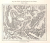 Tayac and Les Eyzies, on the Vézère. Peyzac. Gironde. Sketch map 1885 old