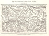 The Head-waters of the Touvre. Angoulême. Charente. Sketch map 1885 old