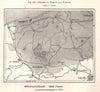 Extent of French and Flemish languages. Dunkirk. Nord France. Sketch map 1885