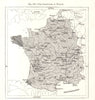 Languages of France. Langue d'Oïl Langue d'Oc. Occitan. Sketch map 1885