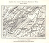 The Lakes of Neuchatel, Bienne, and Morat. Switzerland. Sketch map 1885
