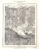 The Grossglockner. Austria. Sketch map 1885 old antique vintage plan chart