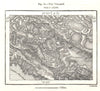 The Paklenica. Croatia. Sketch map 1885 old antique vintage plan chart