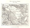 The Lake of Cerknika. Slovenia. Sketch map 1885 old antique plan chart
