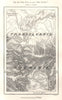Pass of the Red Tower. Turnu Rosu Pass Romania Transylvania. Sketch map 1885