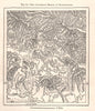 The Auriferous Region of Transylvania. Romania. Sketch map 1885 old