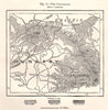 The Carpathians. Europe. Sketch map 1885 old antique vintage plan chart