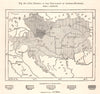 The Density of the Population of Austria-Hungary. Europe. Sketch map 1885
