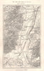 The Basin of the Ill. Strasbourg Freiburg Basel. Sketch map 1885 old