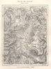 The Konigssee. Germany. Sketch map 1885 old antique vintage plan chart