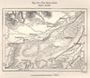 The Donauried. Germany. Sketch map 1885 old antique vintage plan chart