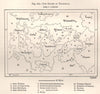 The States of Thuringia. Germany. Sketch map 1885 old antique plan chart