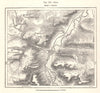 Jena & environs. Germany. Sketch map 1885 old antique vintage plan chart