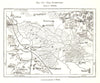 The Spreewald. Lübben. Germany. Sketch map 1885 old antique plan chart