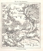 The Oderbruch. Oderberg. Germany. Sketch map 1885 old antique plan chart