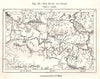 The Havel and Spree. Berlin Potsdam Germany. Sketch map 1885 old antique