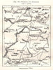 Szprotawa and Kozuchow. Poland. Sketch map 1885 old antique plan chart