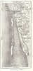 Klaipeda. Lithuania. Curonian Lagoon. Sketch map 1885 old antique chart