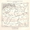 Canals and Navigable Rivers of Belgium. Sketch map 1885 old antique chart