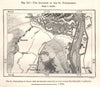 The Quarries of the St Pietersberg. Maastricht. Netherlands. Sketch map 1885