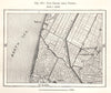 The Groins near Petten. Netherlands. Sketch map 1885 old antique chart