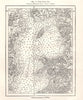 The Irish Sea from an Admiralty Chart. Soundings. Sketch map 1885 old