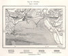 Swansea bay. Wales. Sketch map 1885 old antique vintage plan chart