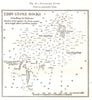 Eddystone Rocks. Devon. Sketch map 1885 old antique vintage plan chart