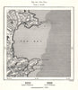 Torbay. Brixham Torquay Paignton Devon. Sketch map 1885 old antique chart