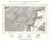 Promontories & beach of Weston-super-Mare. Somerset. Sketch map 1885 old