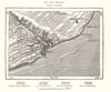 Dover. Kent. Sketch map 1885 old antique vintage plan chart