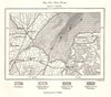The Wash. Lynn Boston Lincolnshire Norfolk England. Sketch map 1885 old