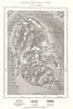 The Island of Arran. Scotland. Sketch map 1885 old antique plan chart
