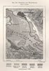 Greenock and Helensburgh. Firth of Clyde. Scotland. Sketch map 1885 old