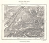 Ben Nevis. Scotland. Sketch map 1885 old antique vintage plan chart