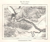 Perth & environs. Scotland. Sketch map 1885 old antique vintage plan chart