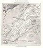 Moray Firth. Inverness. Soundings. Scotland. Sketch map 1885 old antique