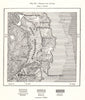 Strangford Lough. Downpatrick Newtown Ards. Ireland. Sketch map 1885 old