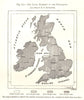 The Local Element of the Population. Ravenstein. British Isles. Sketch map 1885