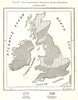 Carboniferous formation pre denudation per Hull. British Isles. Sketch map 1885