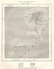 The Faroer Islands. Denmark. Sketch map 1885 old antique plan chart