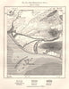 The Markarfljot Delta. Iceland. Sketch map 1885 old antique plan chart