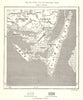 Fyn and the Southern Isles. Aero Langelend. Denmark. Sketch map 1885 old