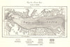 Vejle Bay. Denmark. Sketch map 1885 old antique vintage plan chart
