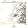 Norwegian Skjaergaard archipelago of islets. Vegen. Norway. Sketch map 1885