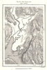 The Tyri-Fiord. Tyrifjorden. Hønefoss Honefoss. Norway. Sketch map 1885