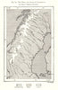 The Finns & Lapps in Scandinavia per Dahlman & others. Sketch map 1885 old