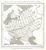 Lines of Mean Summer and Winter Temperature in Russia. Sketch map 1885 old