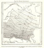 Russian Isothermals. Sketch map 1885 old antique vintage plan chart